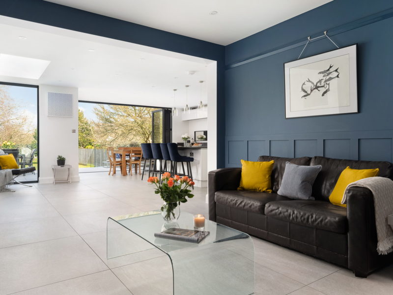 lounge to kitchen view